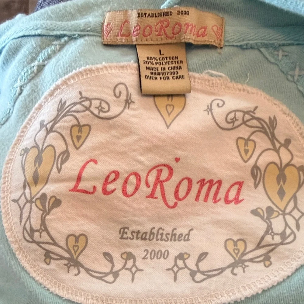 Women's Light Blue Cropped Jacket - Picture 5 of 6